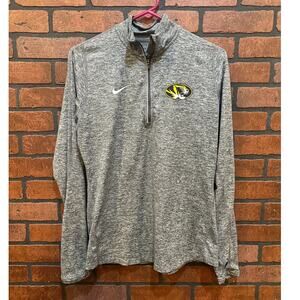 Nike Mizzou Half Zip Pullover - Women's Medium - Dri Fit University of Missouri